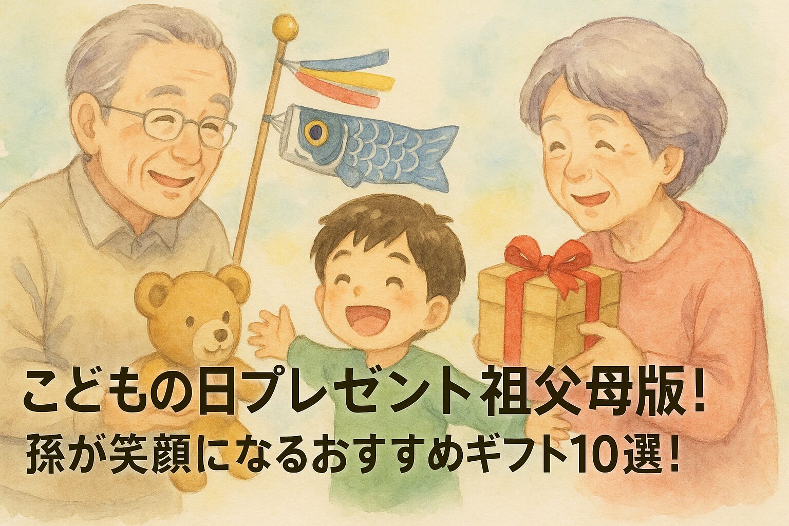 こどもの日プレゼント祖父母版！孫が笑顔になるおすすめギフト10選！