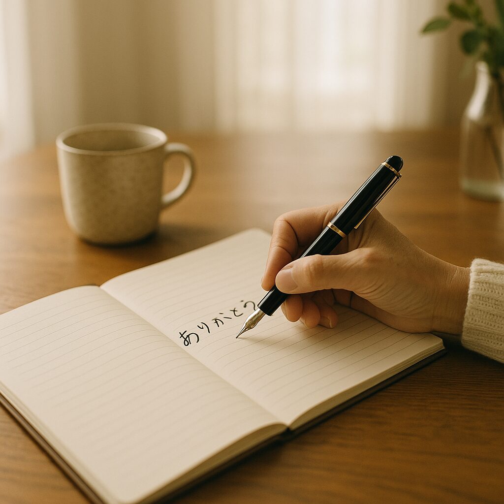 『ありがとう』を書くだけで幸せに？50代からの感謝習慣のススメ！