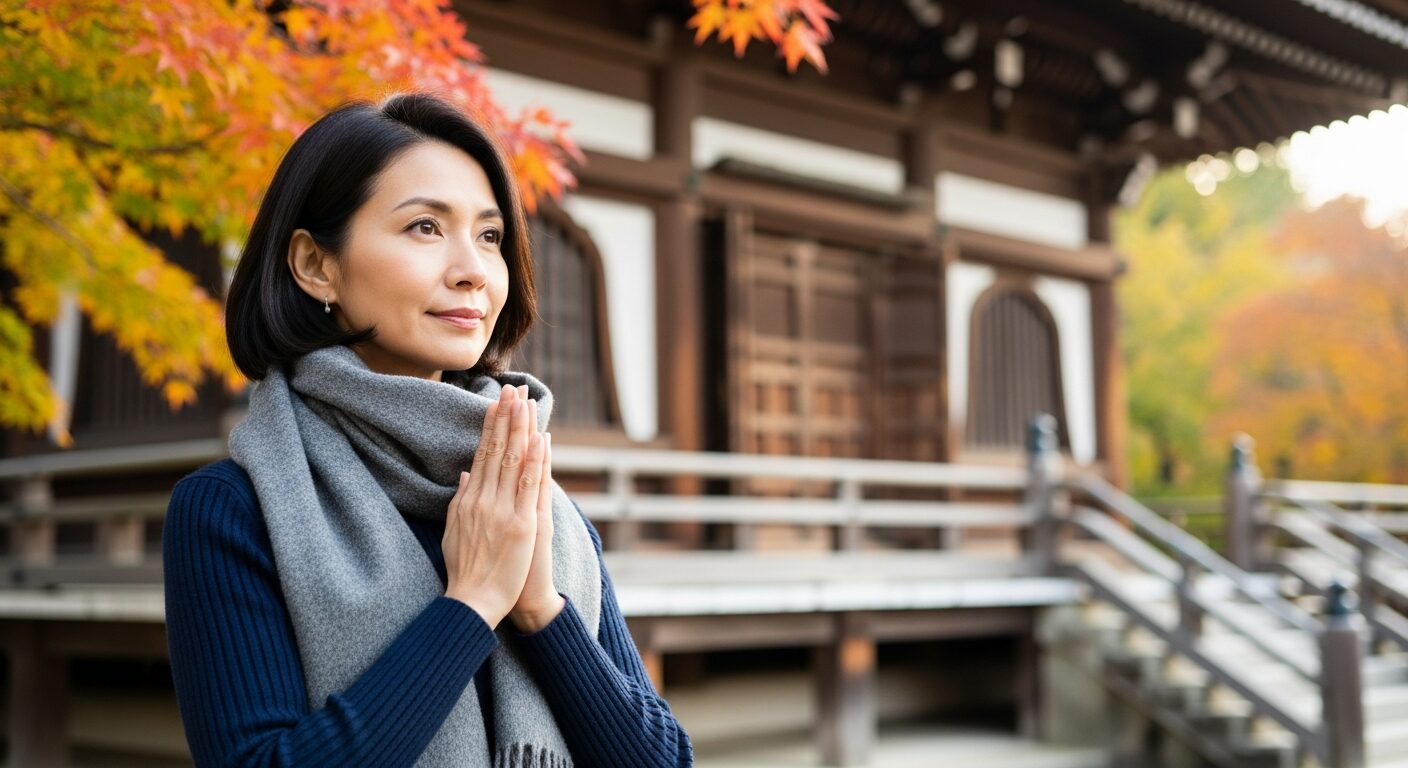 50代からのお寺参拝｜独身女性が知っておきたい「大人の作法」と心の整え方