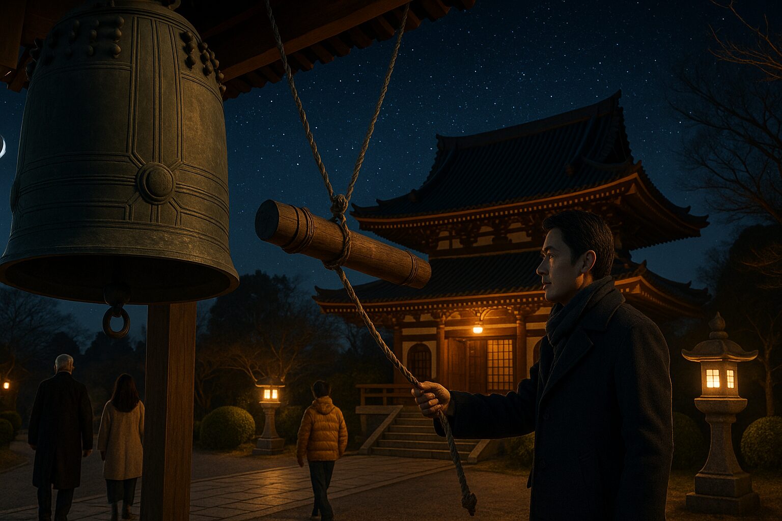 除夜の鐘は何時から何時まで鳴ってるの？23時から元旦1時の過ごし方も